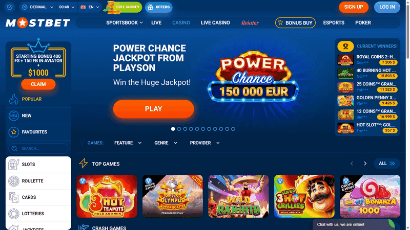 Mostbet Onlayn Kazino Oyunları və Təchizatçıları Mostbet Onlayn Kazino Oyunları və Təchizatçıları